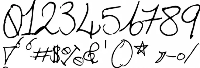 Lil'Text Font OTHER CHARS