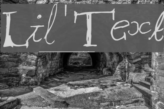 Lil'Text Font examples