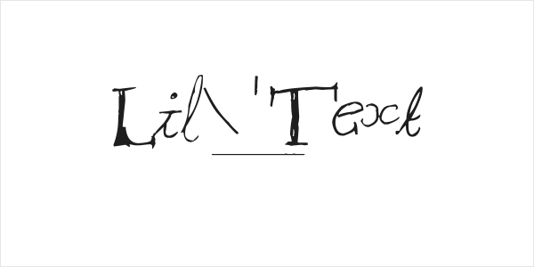 Lil'Text Logo