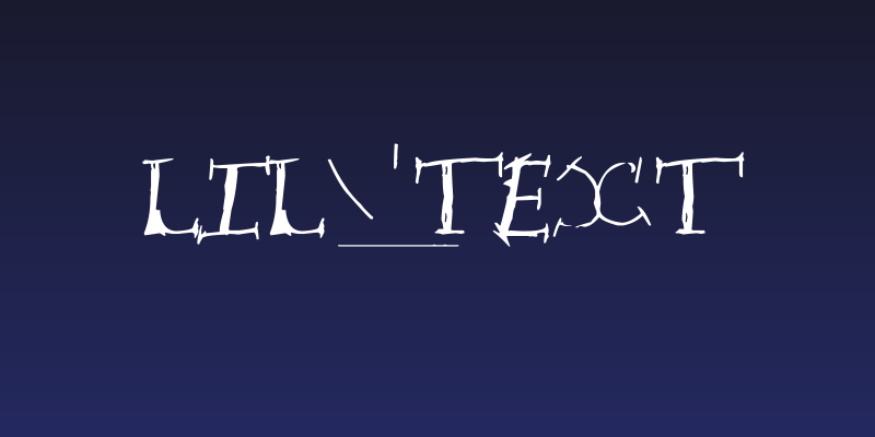 Lil'Text Social Header