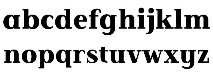 Lilac Block Demo Bold Font LOWERCASE