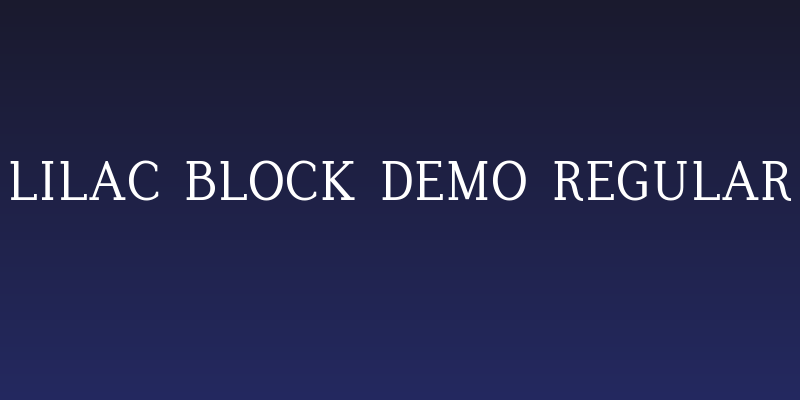 Lilac Block Demo Regular Social Header