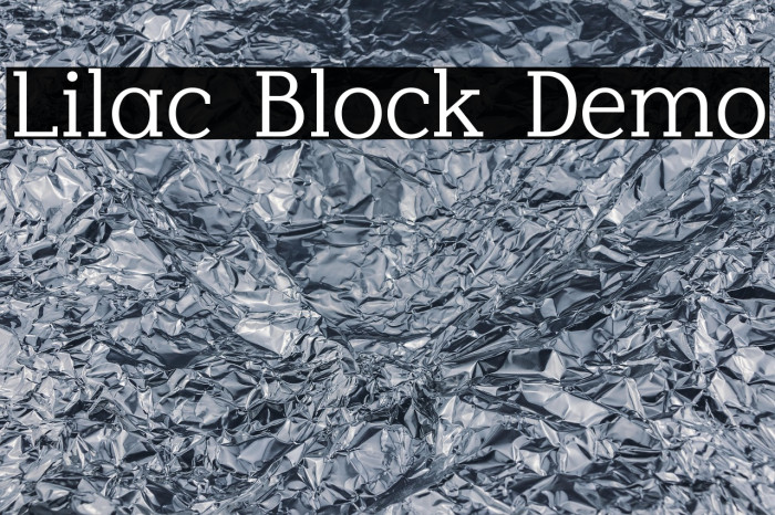 Lilac Block Demo Example 1