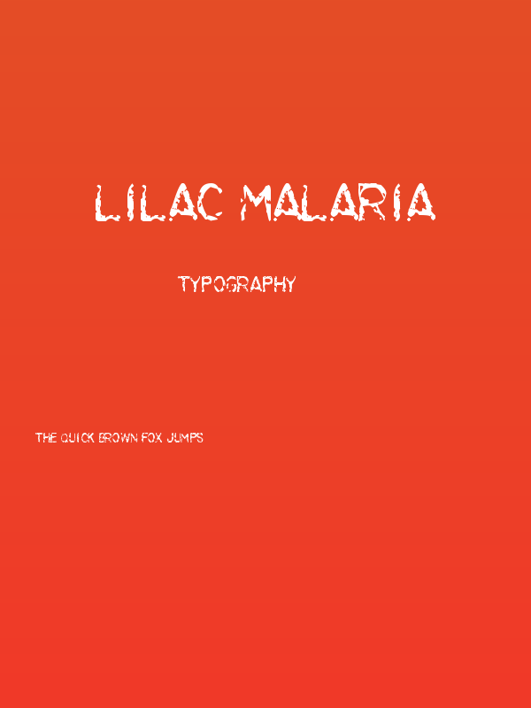 Lilac Malaria Poster
