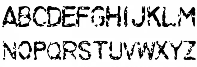 Lilac Malaria Caratteri MINUSCOLO