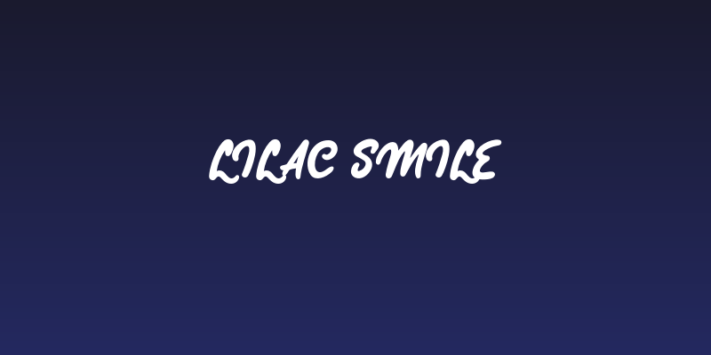 Lilac Smile Social Header