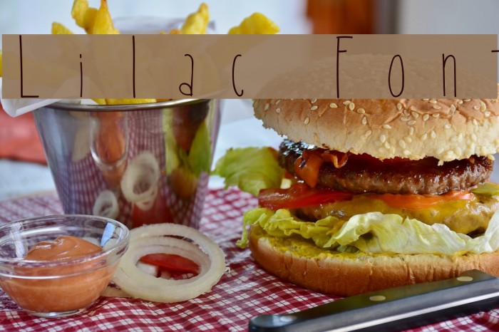 Lilac Font examples