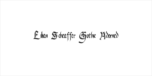 Lilian Scheaffer Gothic Adorned Logo