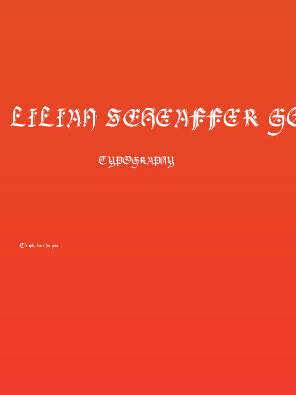 Lilian Scheaffer Gothic Adorned Poster