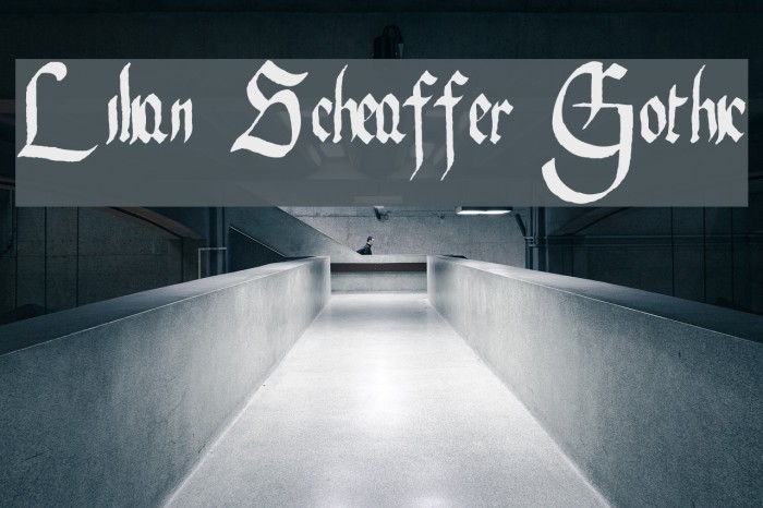 Lilian Scheaffer Gothic Example 2