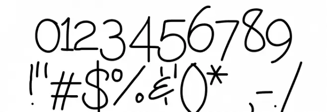 Lilian Font OTHER CHARS