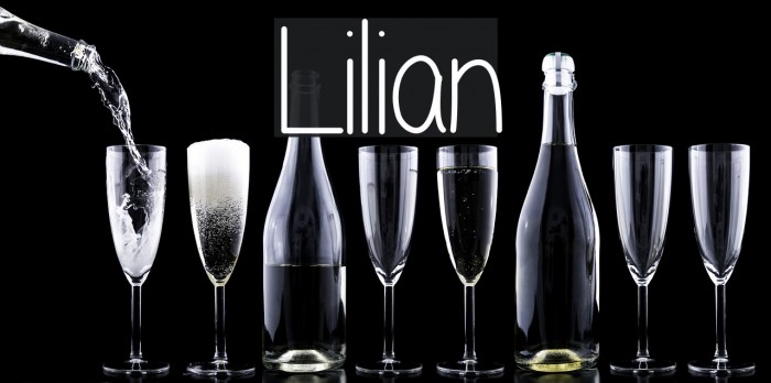 Lilian Font examples