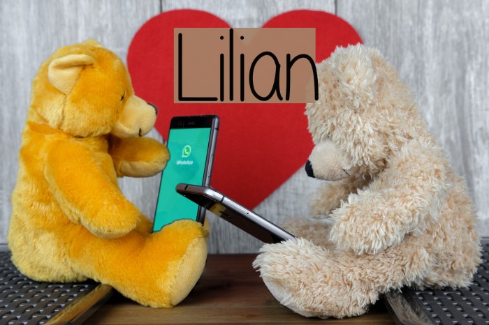 Lilian Font examples