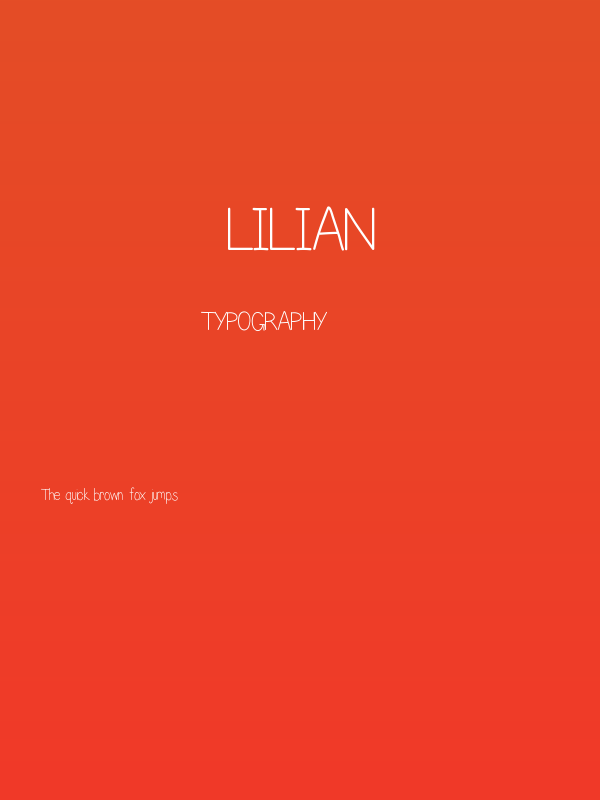 Lilian Poster