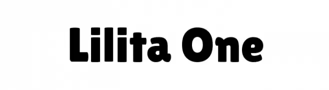 Lilita One  font caratteri gratis