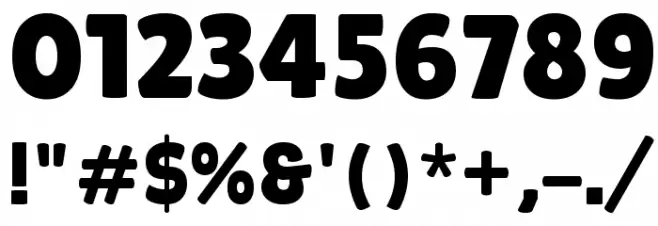 Lilita One Font OTHER CHARS
