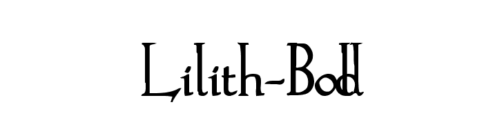 Lilith-Bold  Frei Schriftart Herunterladen