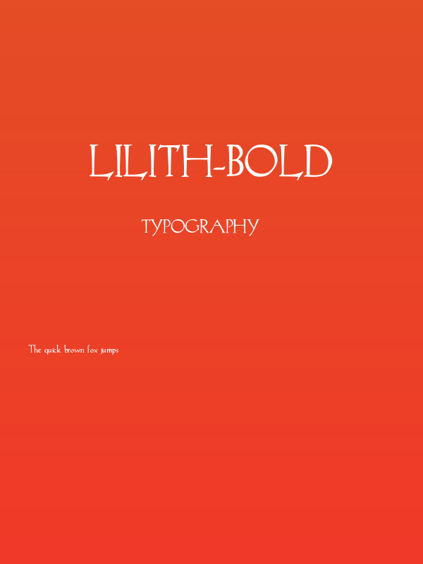 Lilith-Bold Poster