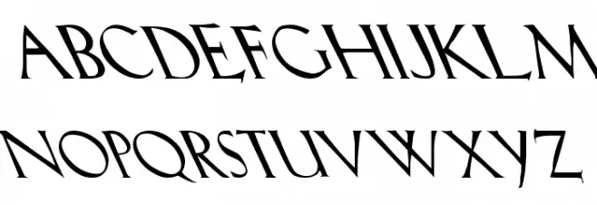 Lilith Heavy Leftie Schriftart Groß