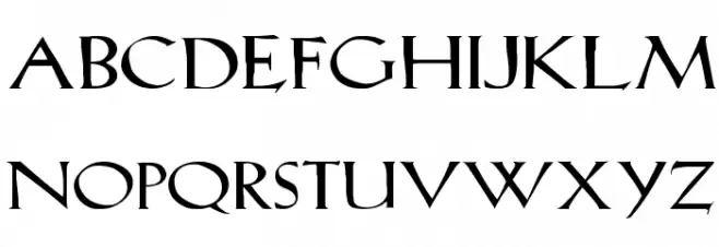 Lilith Heavy Wide Font Litere mari