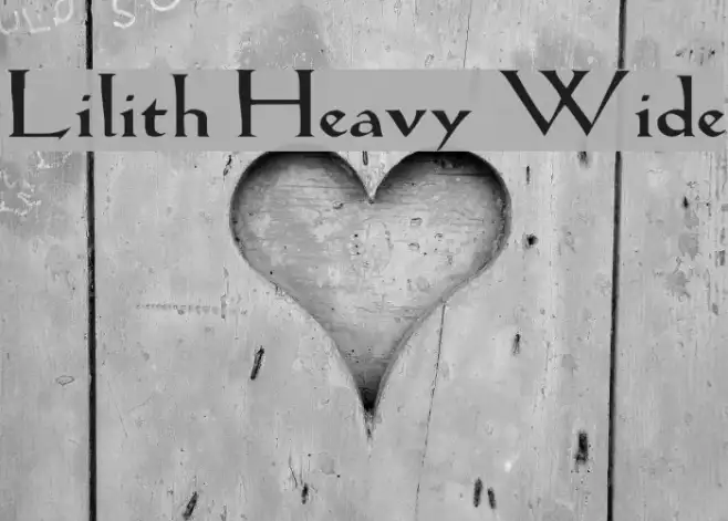 Lilith Heavy Wide Example 1