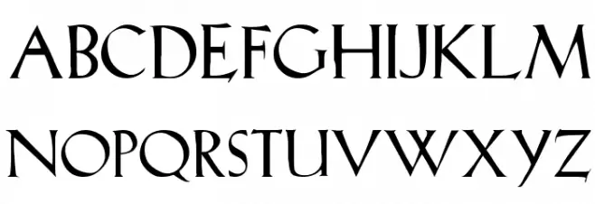 Lilith-Heavy Schriftart Groß