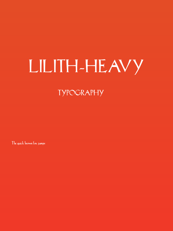 Lilith-Heavy Poster