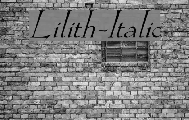 Lilith-Italic Example 2