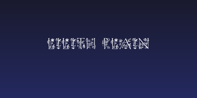 Lilith Plain Social Header
