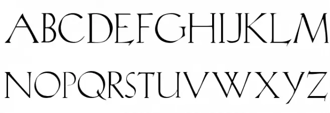 Lilith Regular Шрифта ВЕРХНИЙ
