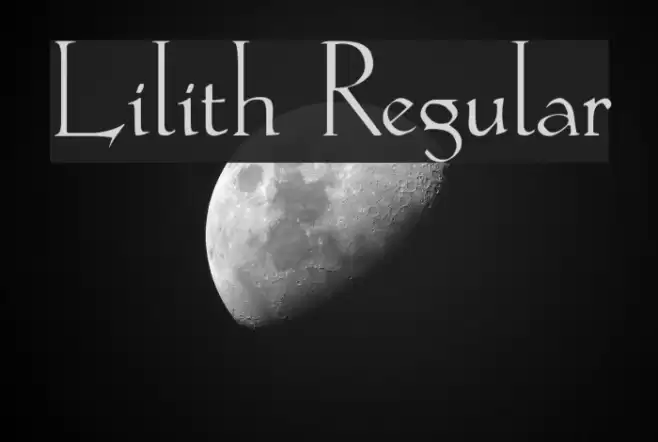 Lilith Regular Font examples