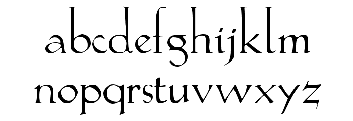 Lilith Regular Font Litere mici