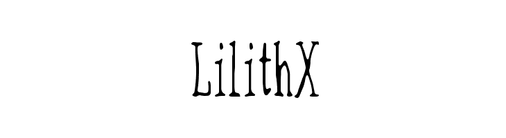 Lilith X Font