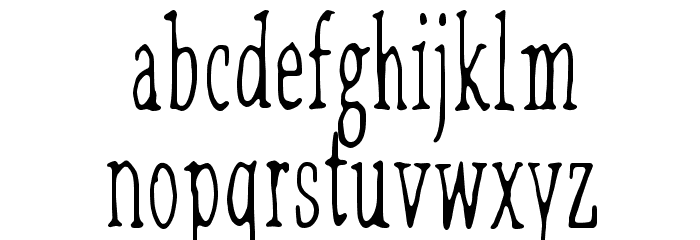 Lilith X Font LOWERCASE