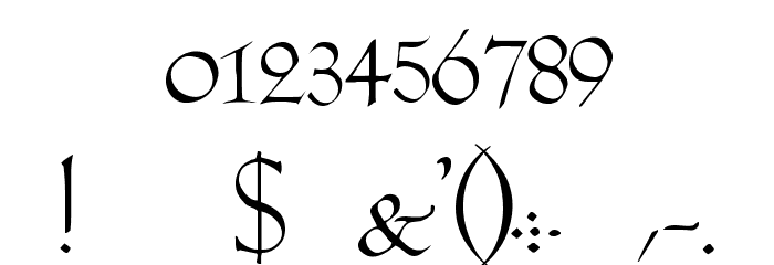 Lilith Font OTHER CHARS
