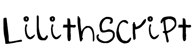 LilithScript  नि: शुल्क फ़ॉन्ट्स डाउनलोड