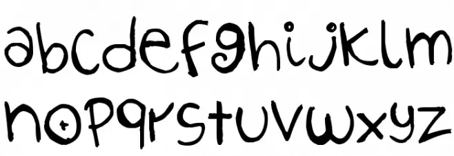 LilithScript 字体 小写