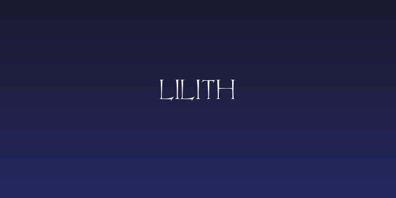Lilith Social Header