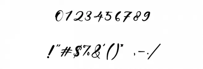 LillianMay Font OTHER CHARS