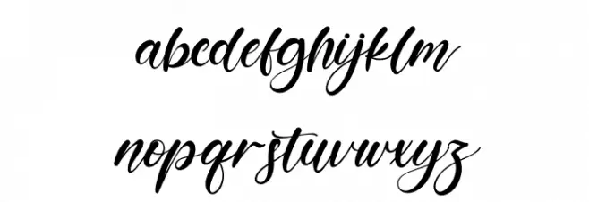 LillianMay Font Litere mici