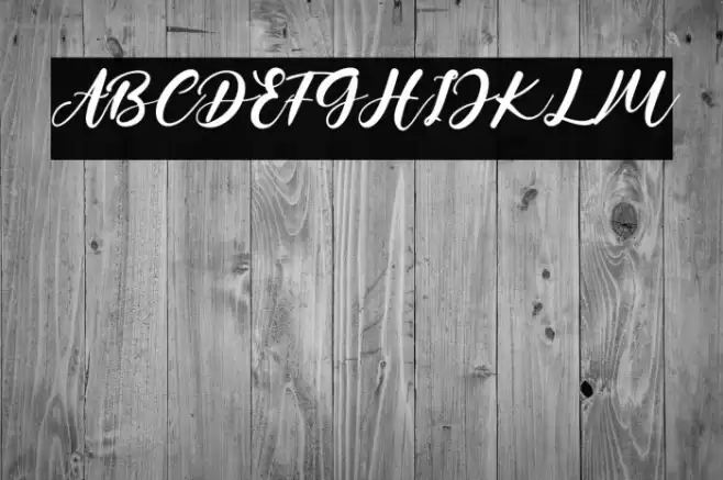 LillianMay Font examples