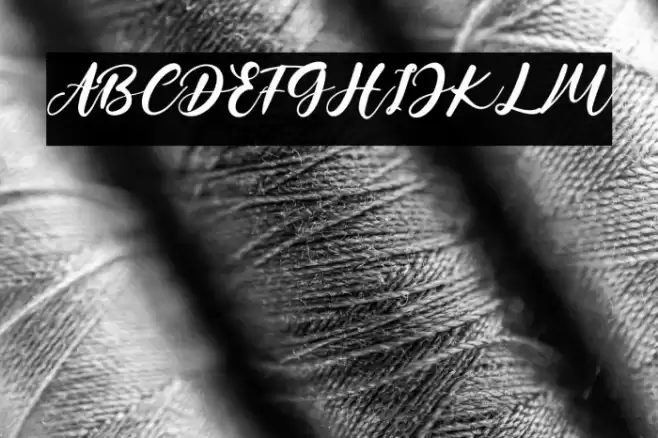 LillianMay Font examples