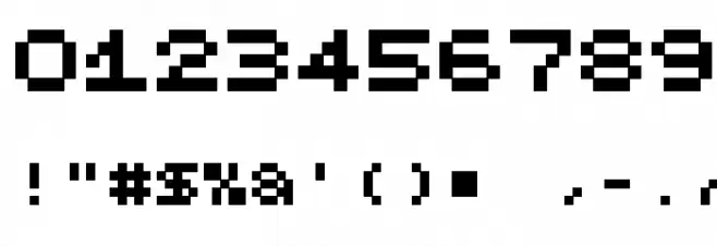 Lilliput Steps Font OTHER CHARS