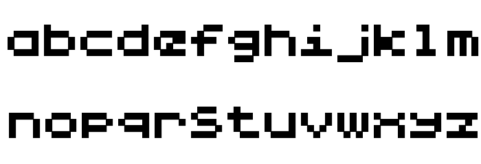 Lilliput Steps Font LOWERCASE