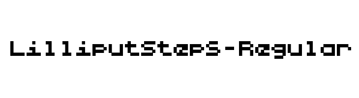 LilliputSteps-Regular  免费字体下载