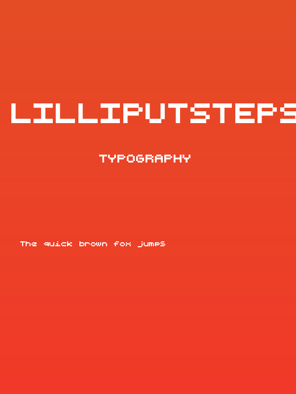 LilliputSteps-Regular Poster