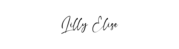 Lilly Elise  Free Fonts Download