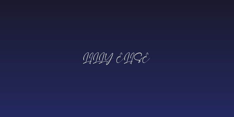 Lilly Elise Social Header