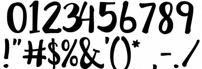 LillyBelle Font OTHER CHARS