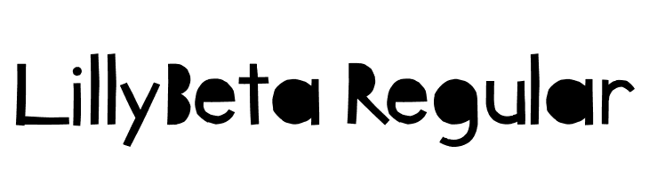 LillyBeta Regular  Descarca Fonturi Gratis